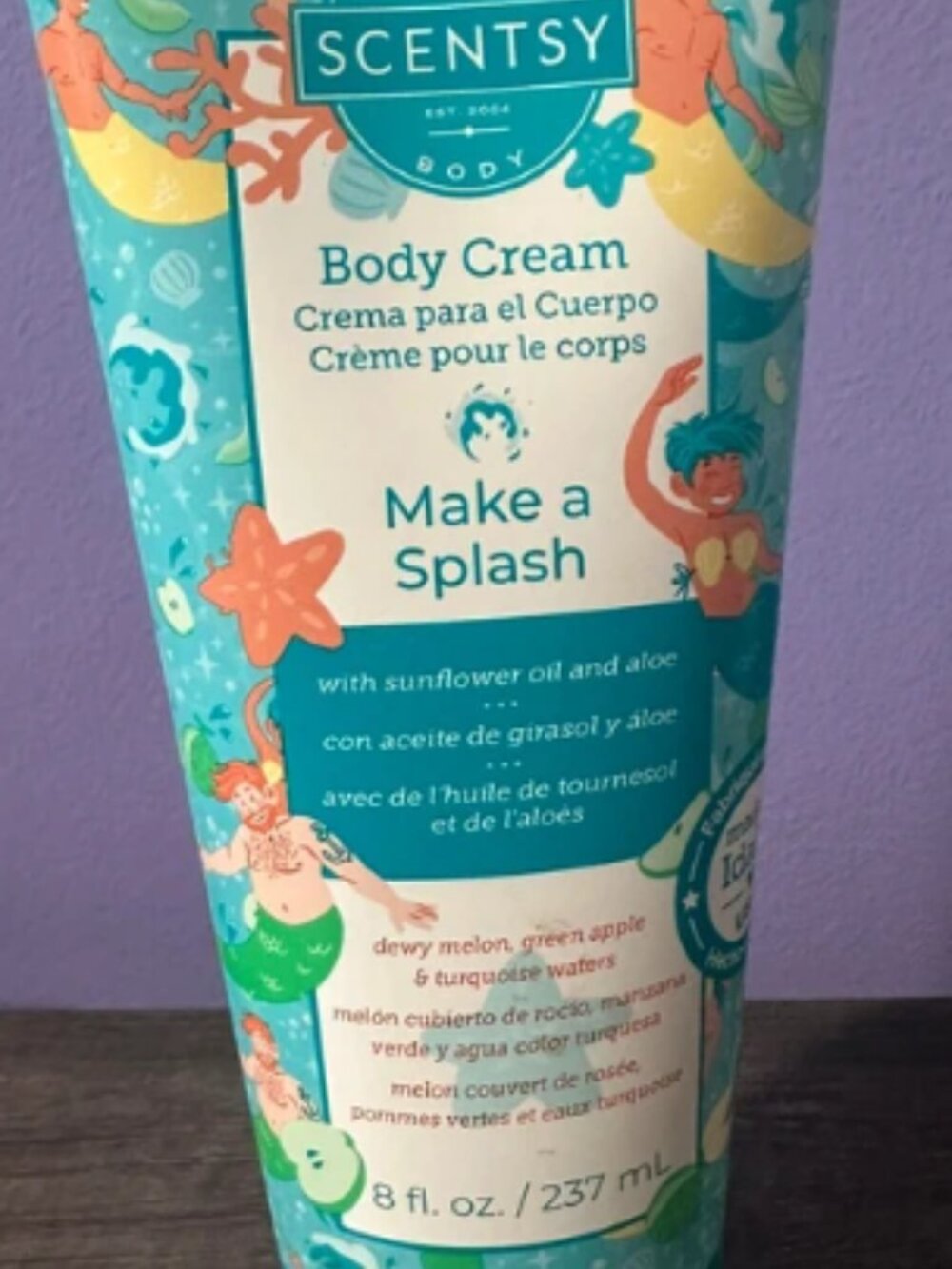 New Scentsy body cream Make a splash